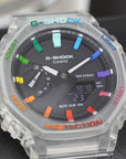 G-Shock Casioak Jellyfish Rainbow Mod |  GA-2100 Jellyfish | Colorful Mod | Rainbow Skeleton