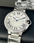 Custom Seiko Ballon Bleu Mod | Stainless Steel Watch | 41mm | Classic White Dial | Automatic Watch