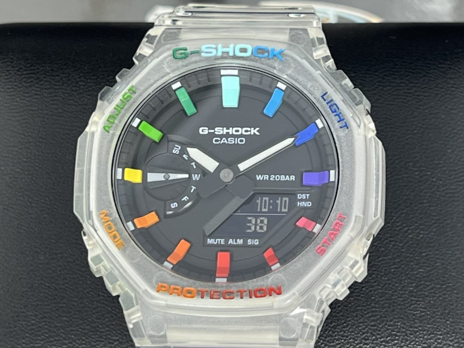 G-Shock Casioak Jellyfish Rainbow Mod |  GA-2100 Jellyfish | Colorful Mod | Rainbow Skeleton