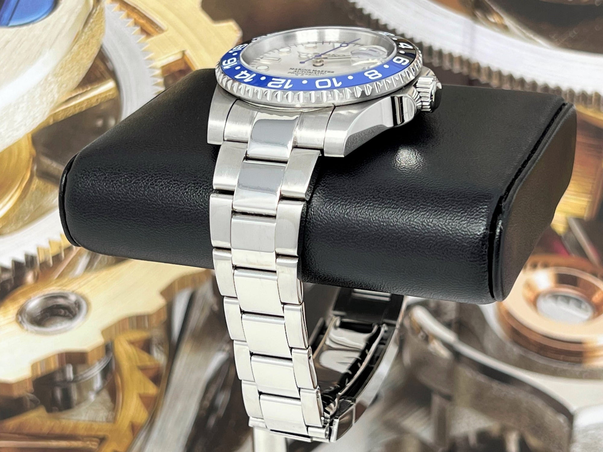 Custom Batman Stainless Steel Sport Watch | Sapphire Crystal | Watch Mod | Submariner | Sub Dive Watch with Seiko NH35 Automatic Movement