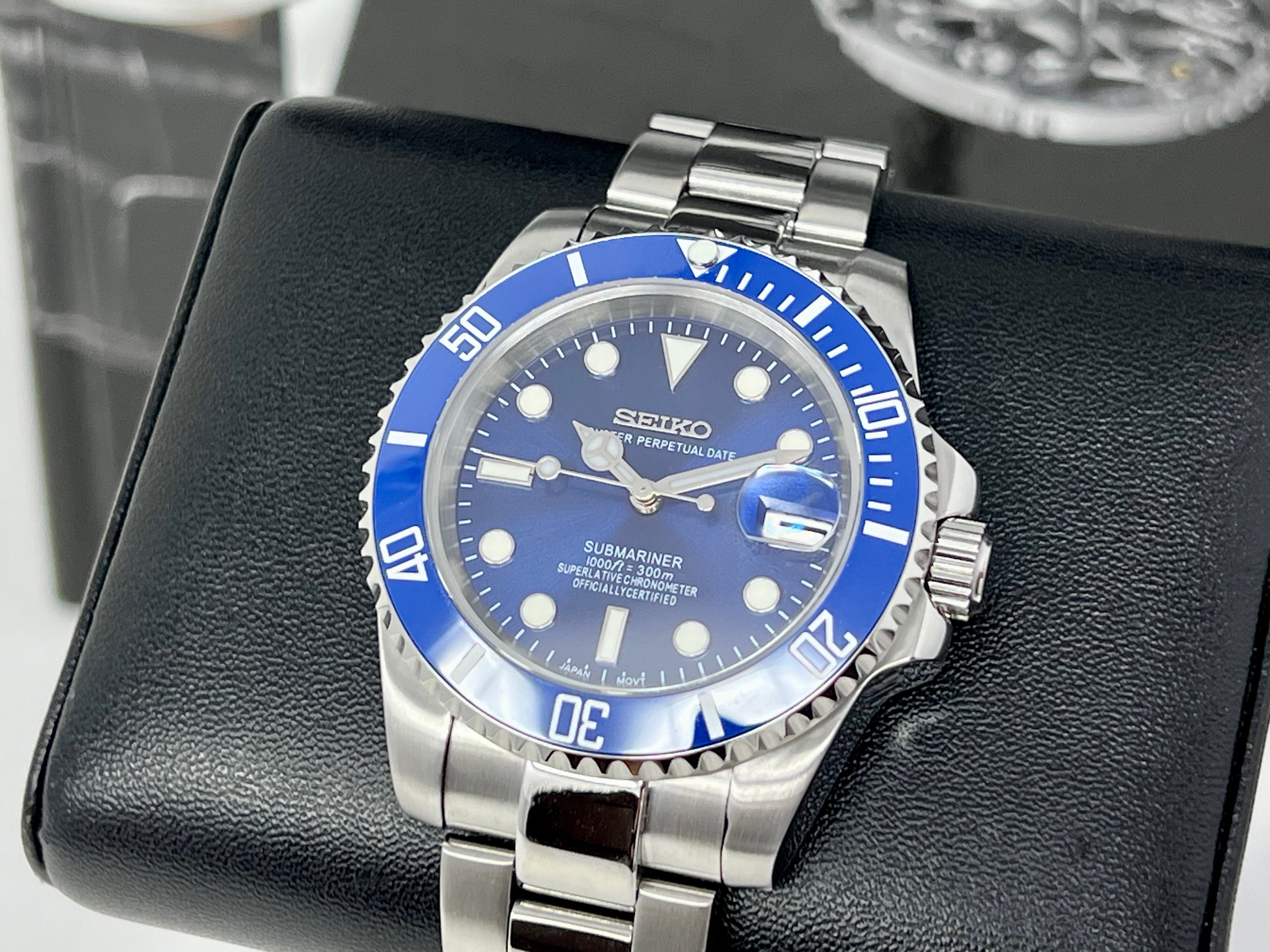 Seiko submariner nh35automatic dive store watch