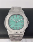 Seiko Nautilus - Rare Aqua Tiffany Blue - Patek Stainless Steel Silver - Embossed Dial