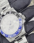 Seiko Polar White Batman - Stainless Steel Sport Watch - Custom Sapphire Crystal and NH35 Movement