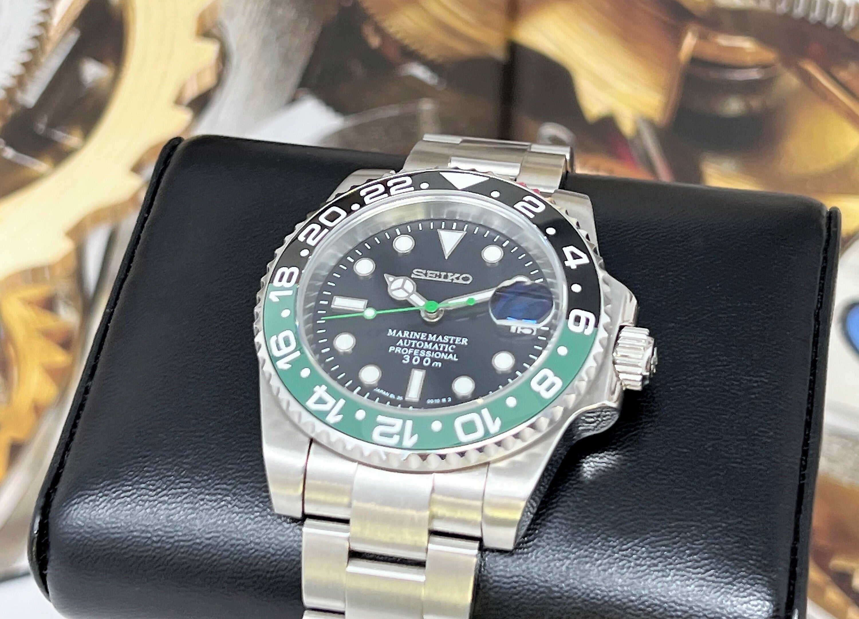 Rolex watch | Rolex GMT-Master II 40mm - Sprite Men's Watch | Medusa jewelry