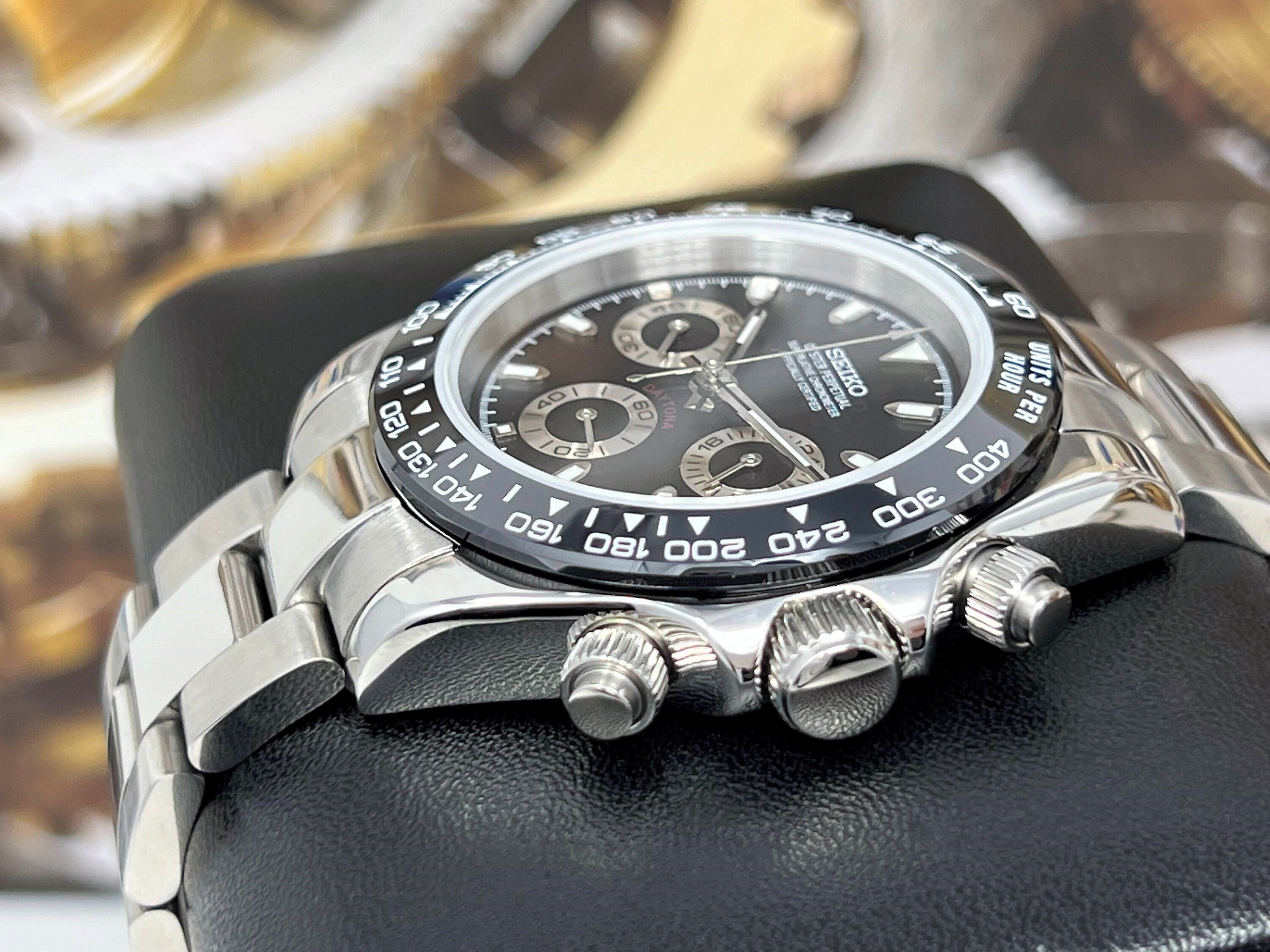 Custom Daytona 2023 Luxury Black Chronograph Chrono