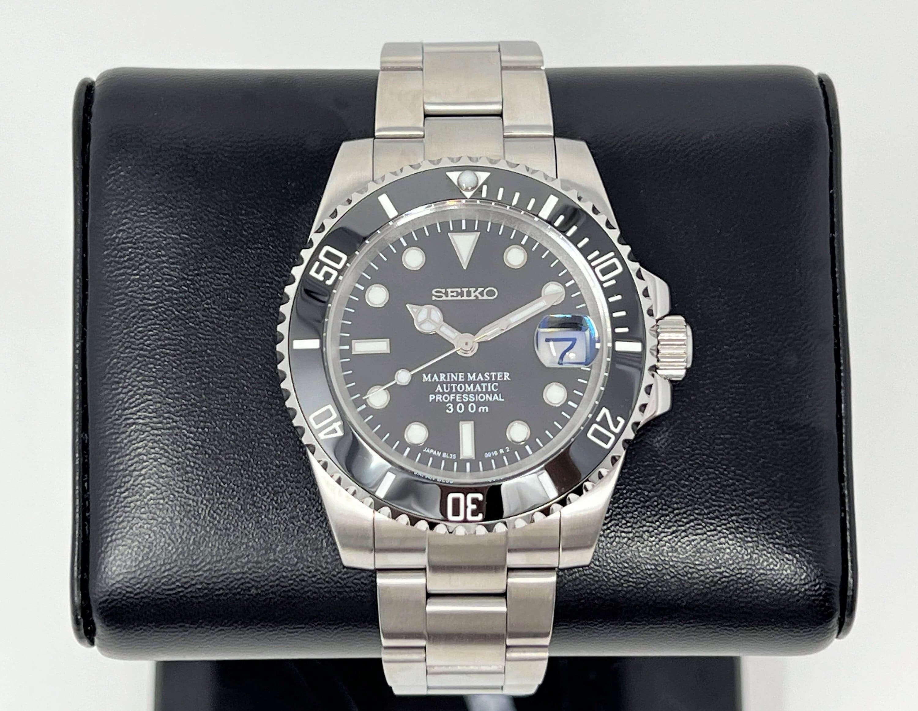 Custom Submariner Watch | Stainless Steel | Sapphire Crystal