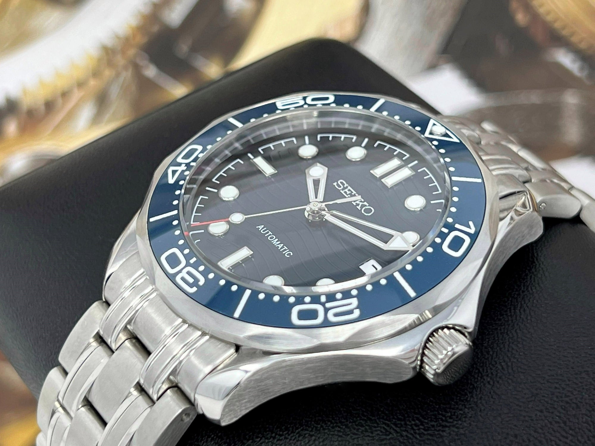 Seiko Seamaster Custom Build NH35 | Automatic Watch | Seiko Mod | Watch Mod | Custom Watch | Diver | Dive Watch | Men&#39;s Watch | Mens Watch