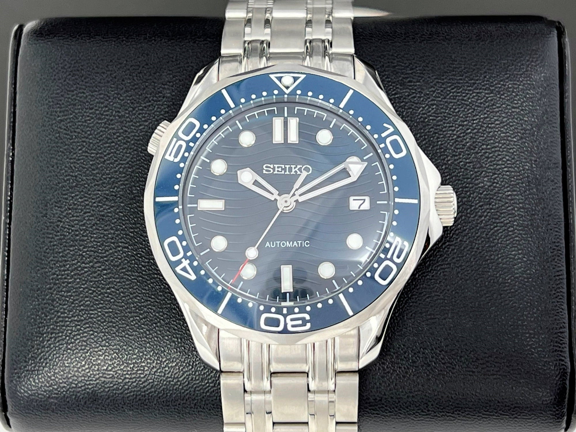 Seiko Seamaster Custom Build NH35 | Automatic Watch | Seiko Mod | Watch Mod | Custom Watch | Diver | Dive Watch | Men&#39;s Watch | Mens Watch