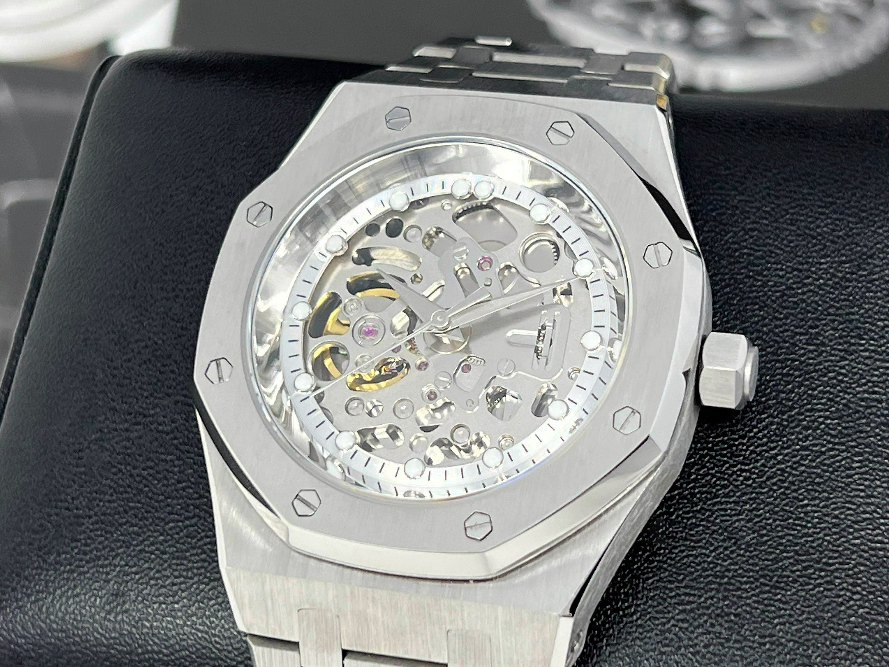 Modern on sale skeleton watch